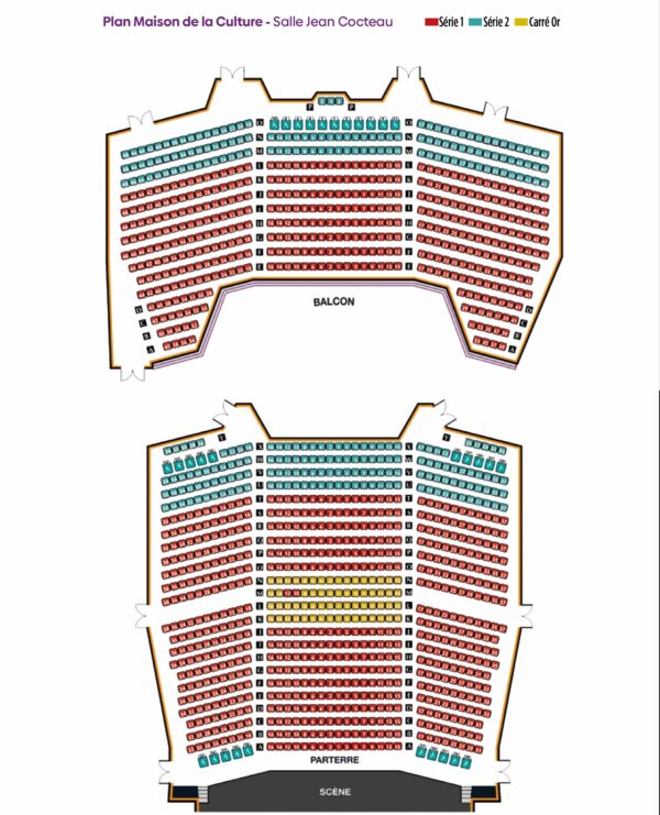 Plan de la Maison de la Culture